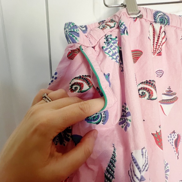 Printfresh Pajama Set PJ Shorts and Top Pink Beachcomber Shell Print Size 3XL - Picture 10 of 10
